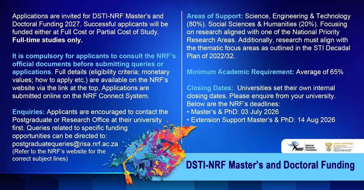 National Research Foundation of South Africa tweet media