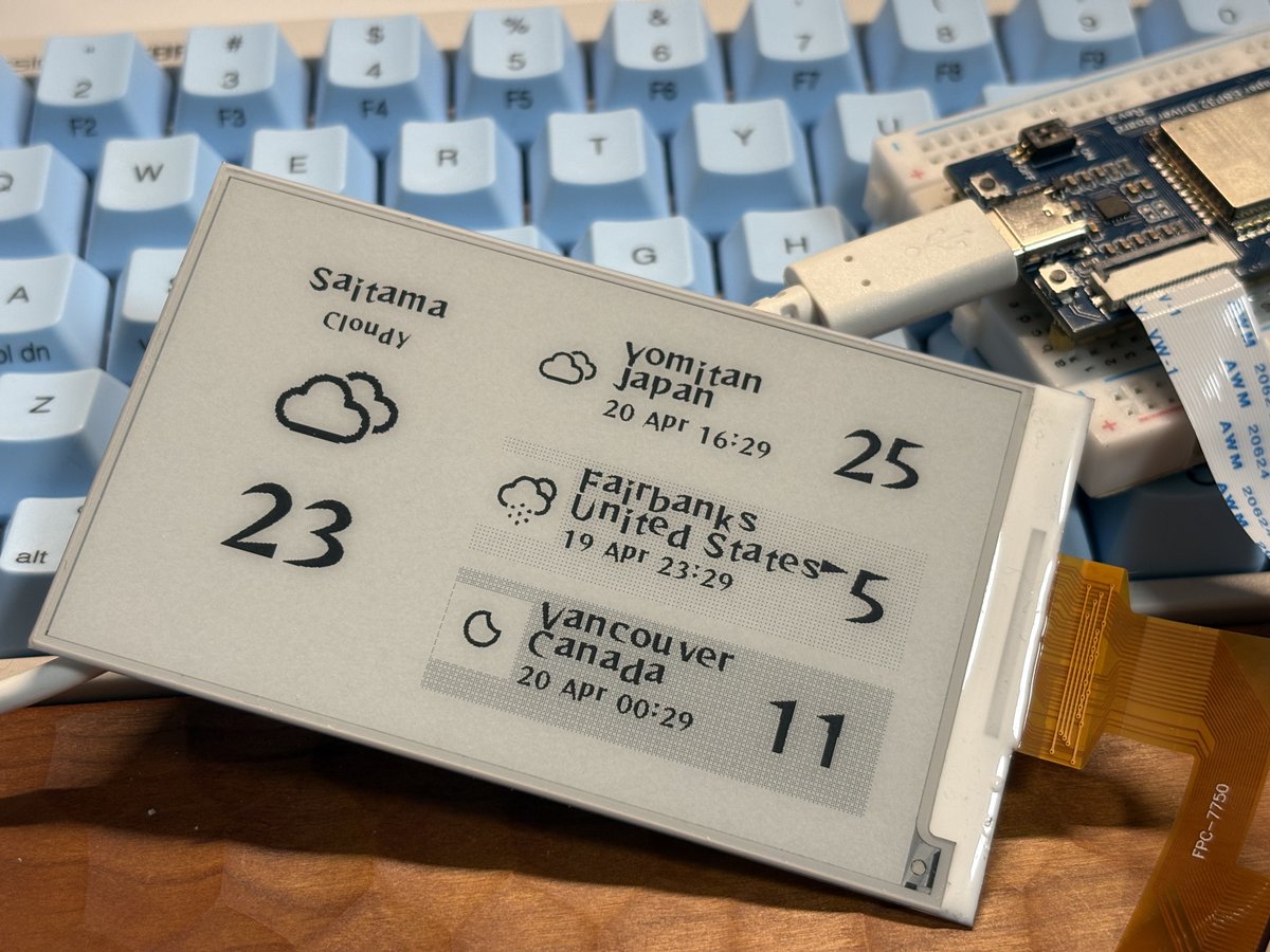 さといも@IoTおじさん tweet media