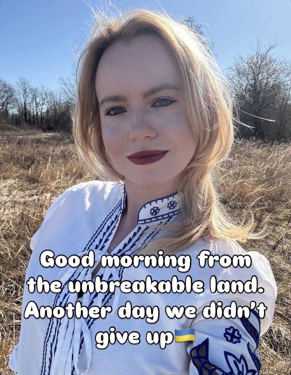 angelshalagina's tweet image. Good morning from the unbreakable land.
Another day we didn’t give up
#ukraine #ukrainians #ukrainiangirl #ukrainerussiawar #ukrainian