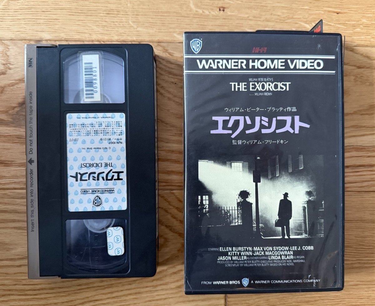 videocollector's tweet image. The Exorcist [Warner] 1979 Japanese Import VHS Video Tape 

ebay.co.uk/itm/1278169054…

#ad #VHS