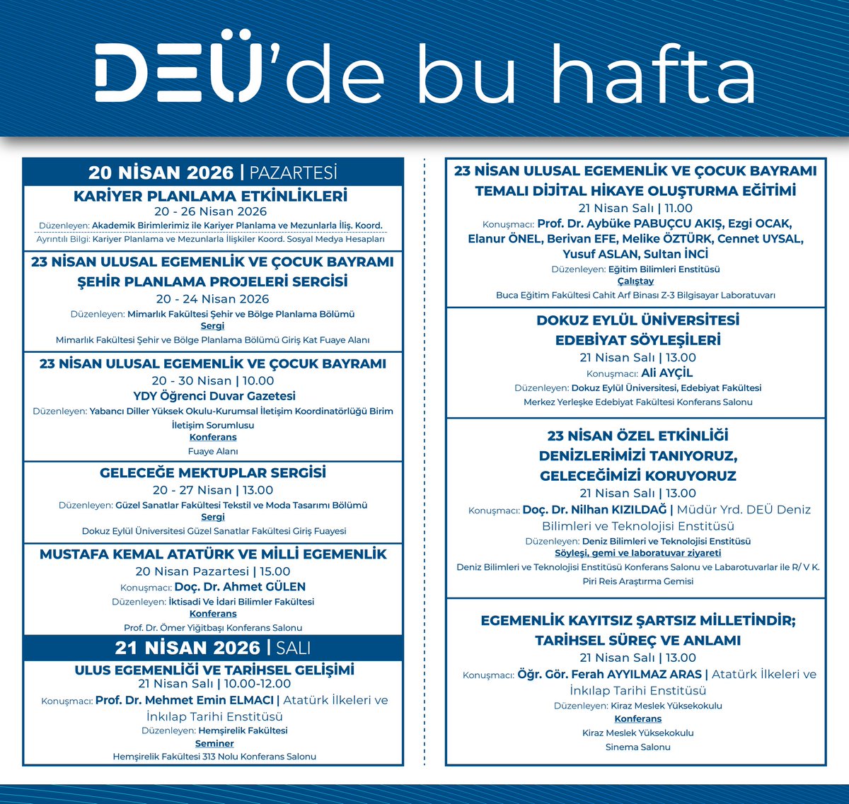 Dokuz Eylül Üniversitesi tweet media