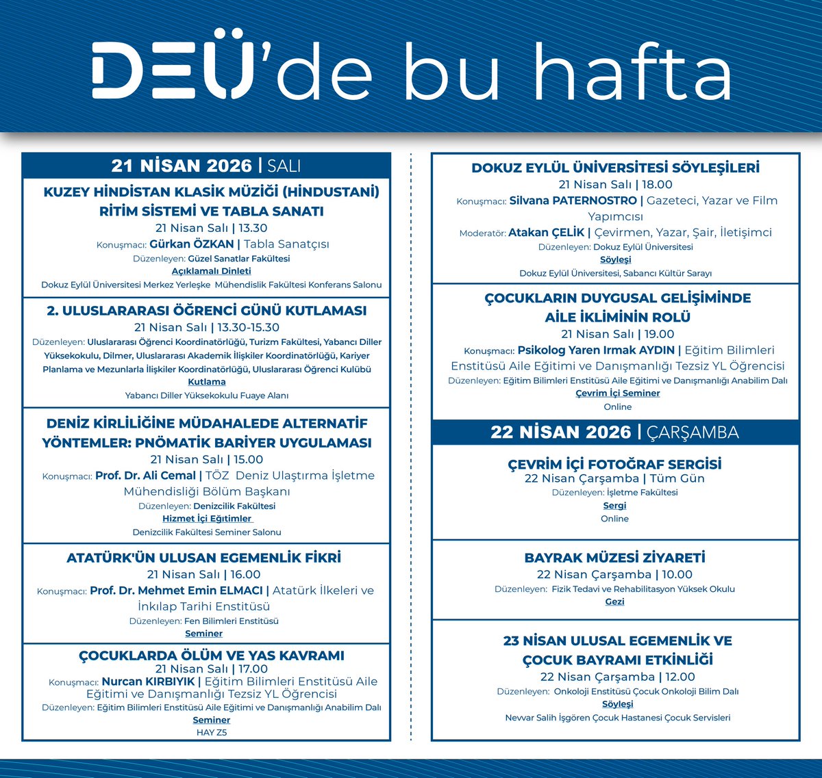 Dokuz Eylül Üniversitesi tweet media