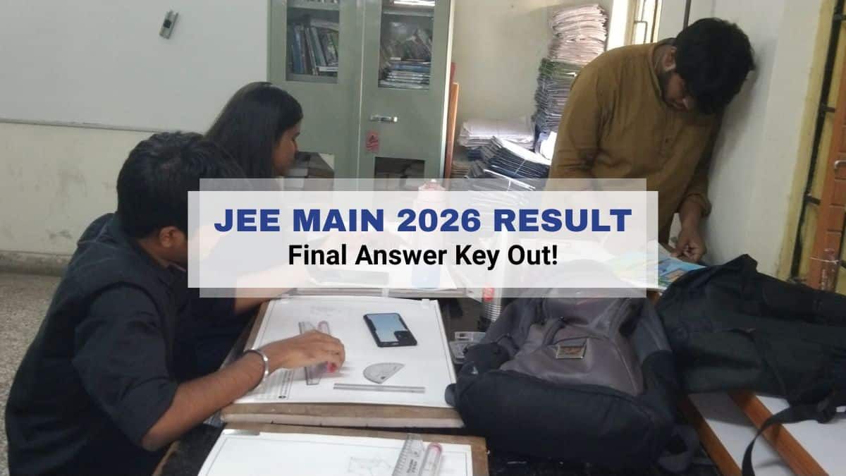 careers360's tweet image. JEE Main 2026 Result LIVE: Paper 1 BE, BTech April session final answer keys out; NTA drops 2 questions from Physics section

Read more at: buff.ly/k2jjwD2 

#NTA #JEEMains2026 #FinalAnswerKey #JEEMainsApril2026 #ResultsSoon