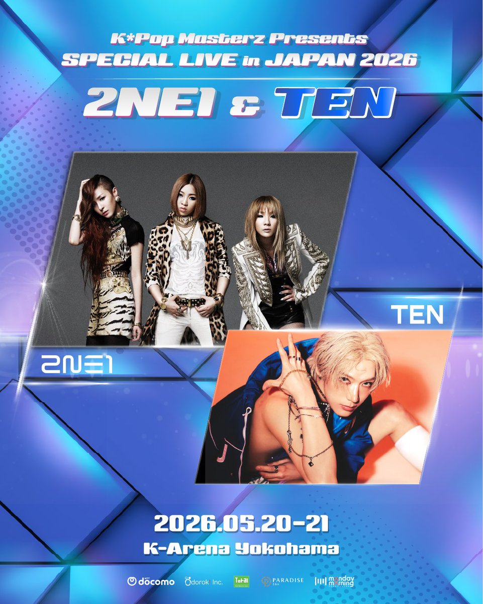 K*Pop Masterz Presents #2NE1 & #TEN SPECIAL LIVE in JAPAN 2026 5