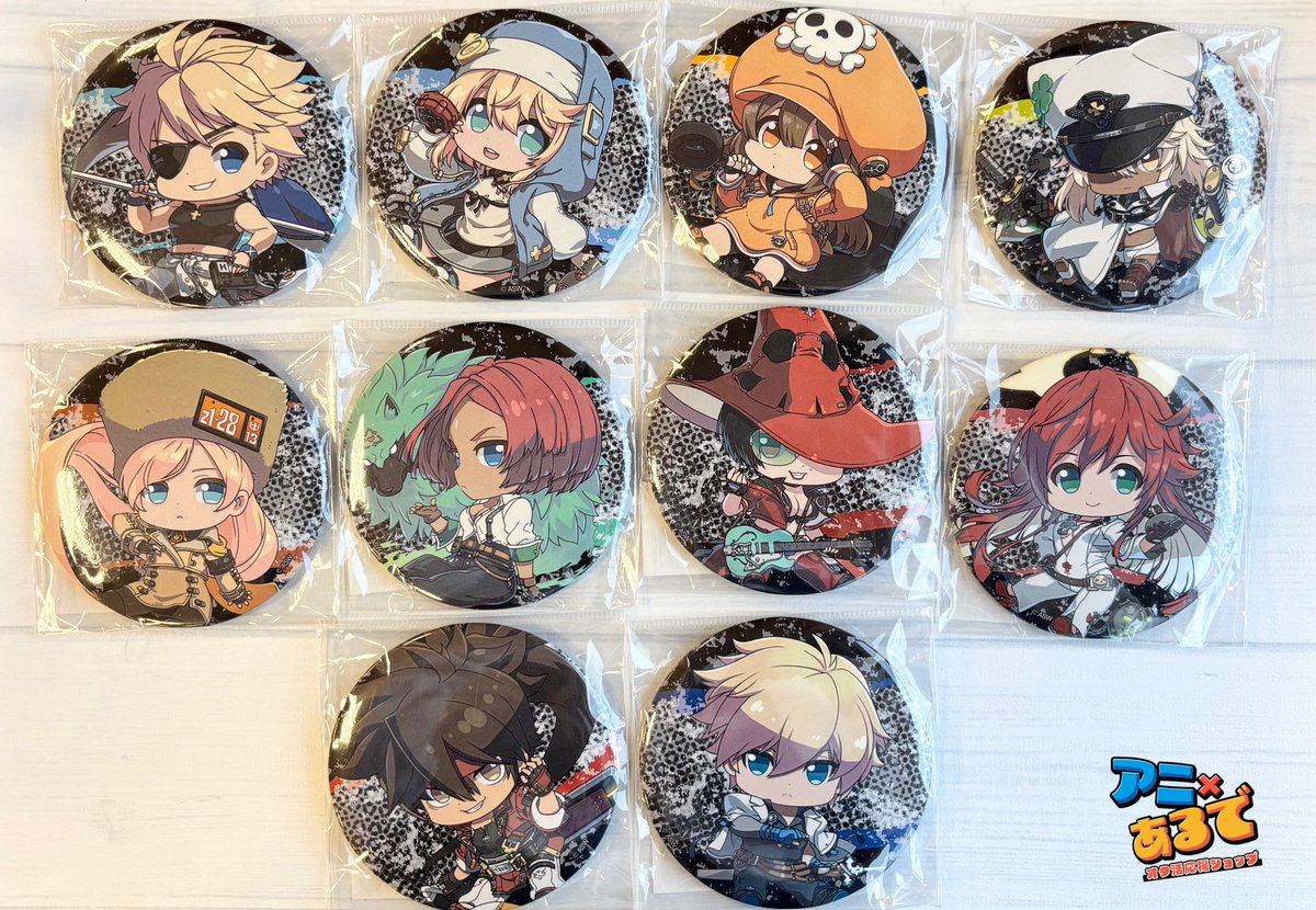 GUILTY GEAR アクスタ、アクキー、缶バッジ揃えております✨ ぜひお