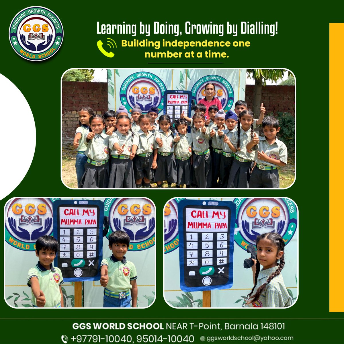 GSworldschool's tweet image. Dial, learn, grow! 📞✨ 

Building confidence and life skills step by step. 🌱

#LearningByDoing #FunLearning #LifeSkills #KidsIndependence #EarlyEducation #ConfidenceBuilding