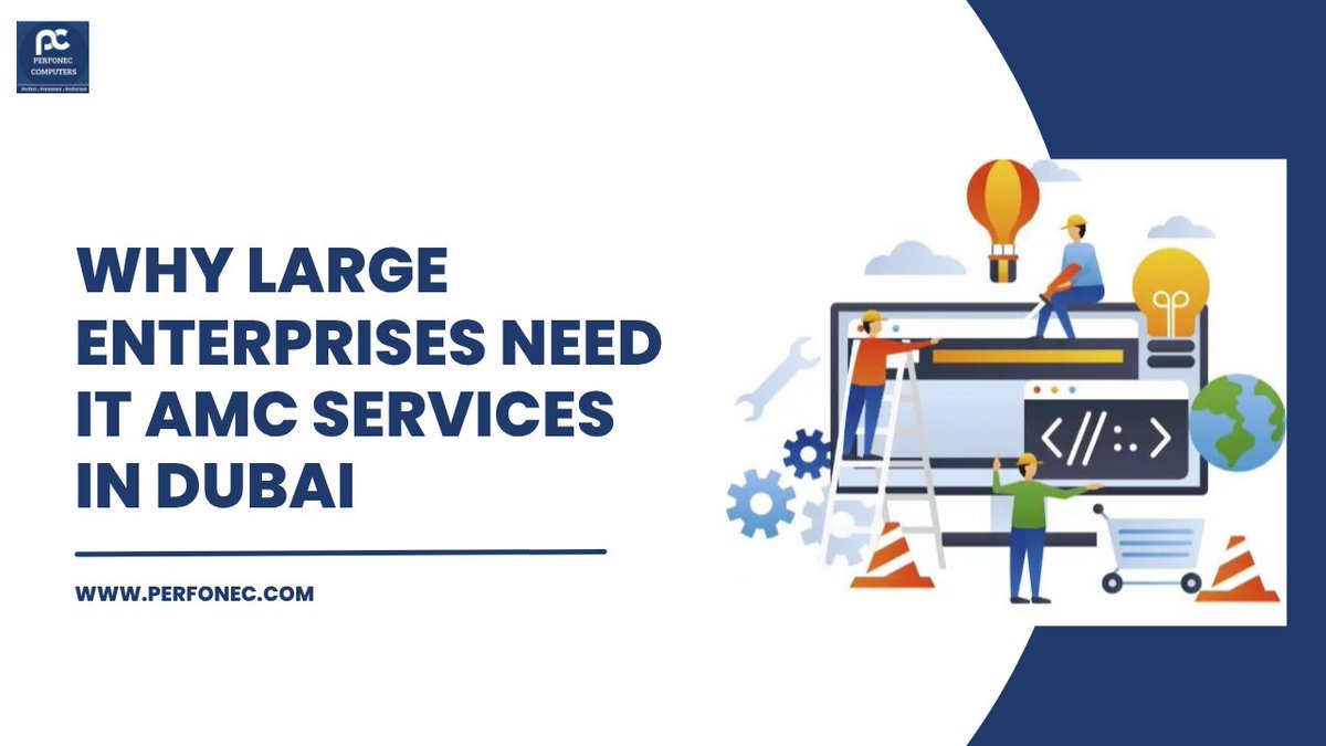 perfonec's tweet image. IT issues can slow down large businesses ⚠️
IT AMC services help enterprises in Dubai stay secure, efficient &amp;amp; always running 💻
perfonec.com/it-amc-service…
✔ Less downtime
✔ Fixed IT costs
✔ 24/7 support
👉 perfonec.com

#ITAMC #DubaiBusiness #CloudComputing