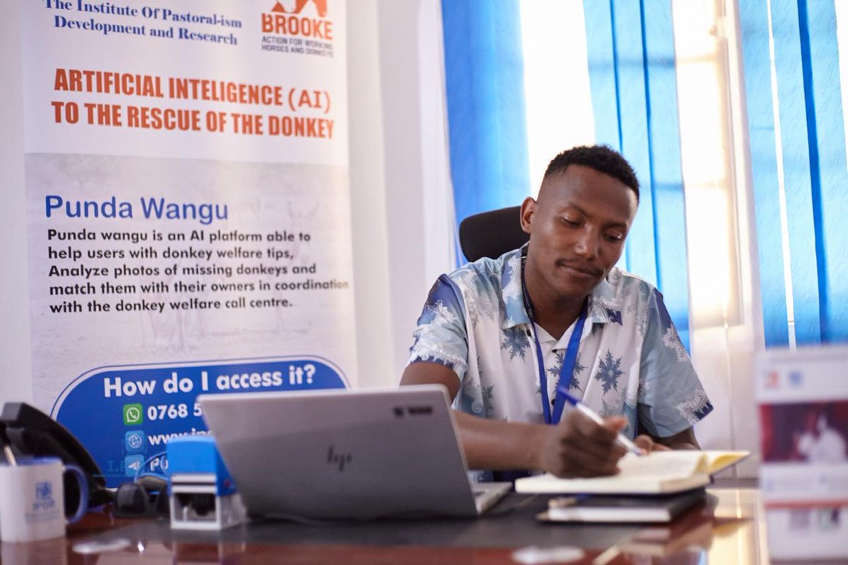 ipdr_kenya's tweet image. Using AI to protect and reunite donkeys 🐾💻
Punda Wangu is driving smarter, compassionate solutions for our communities.
@TheBrookeEA 
@followers
#DonkeyWelfare #AIForGood #IPDR #enforce2020ban #donkeyprotectionnow 
#stopdonkeyslaughter