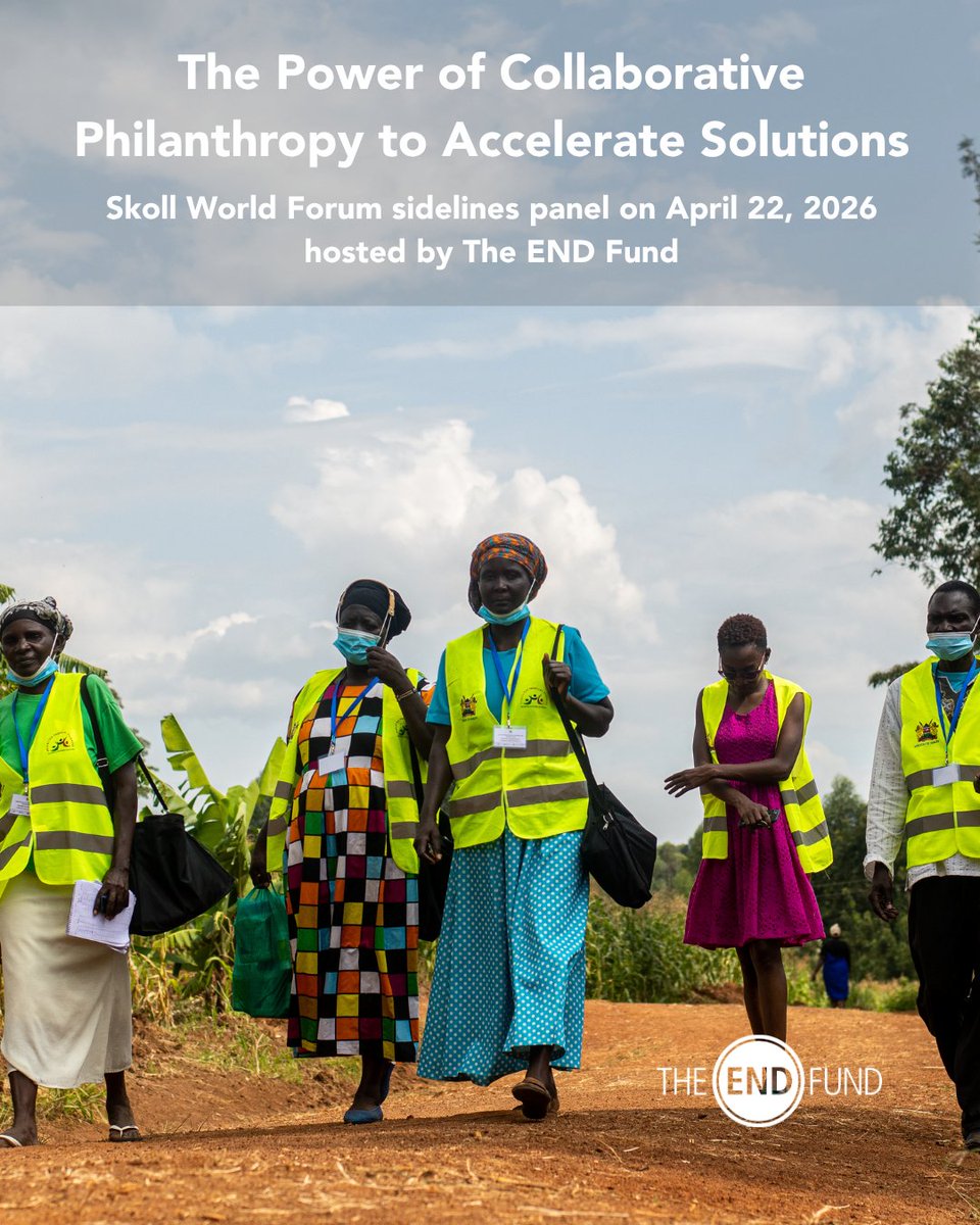 TheENDFund's tweet photo. Why #CollaborativePhilanthropy matters now.

We're excited to be at #SkollWF this week, hosting a panel on "The Power of Collaborative Philanthropy to Accelerate Solutions." Our CEO, Dr Solomon Zewdu, joins Tsitsi Masiyiwa, Sir Christopher Hohn &amp; Bernadette Moffat.

#EndNTDs https://t.co/l8KXKZApyM