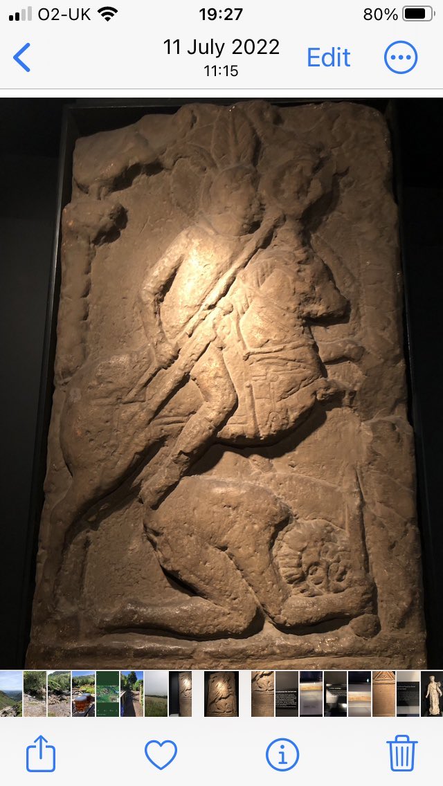 alistair_tosh's tweet image. The triumphant #Roman cavalryman. The stone commemorates Flavinus, a trooper in the Ala Petriana, which became the garrison at Stanwix fort, #Carlisle