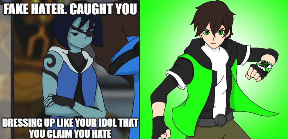 jade_the_shade9's tweet image. #ben10 #ben10fanart #memes