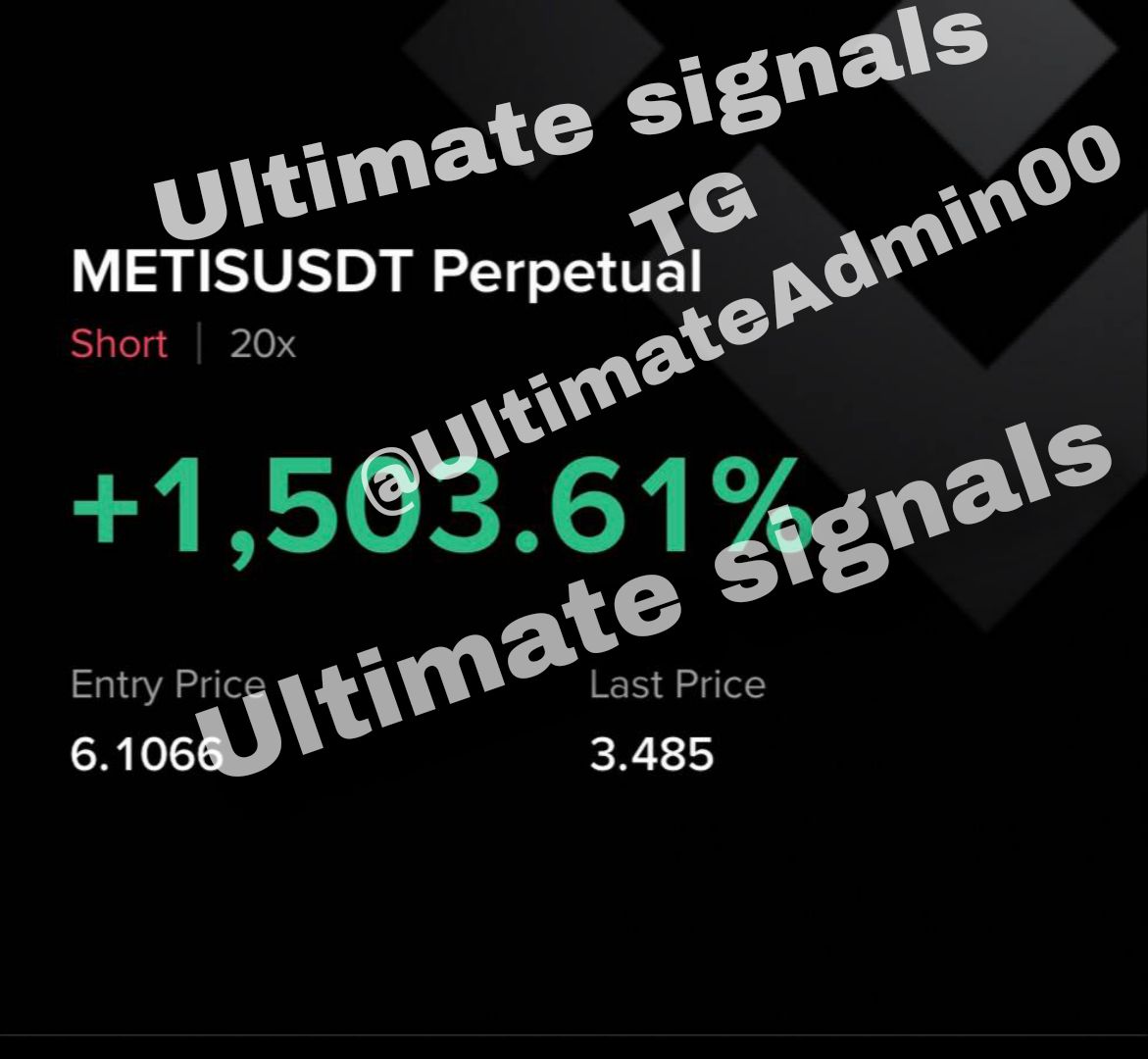 Ultimatesi22761's tweet image. #METIS 
Ultimate Signals  your trusted guide to trading
Get free trading strategies signals, and insights to help you trade with confidence and earn daily profits.

#Crypto #Binance #Bitcoin