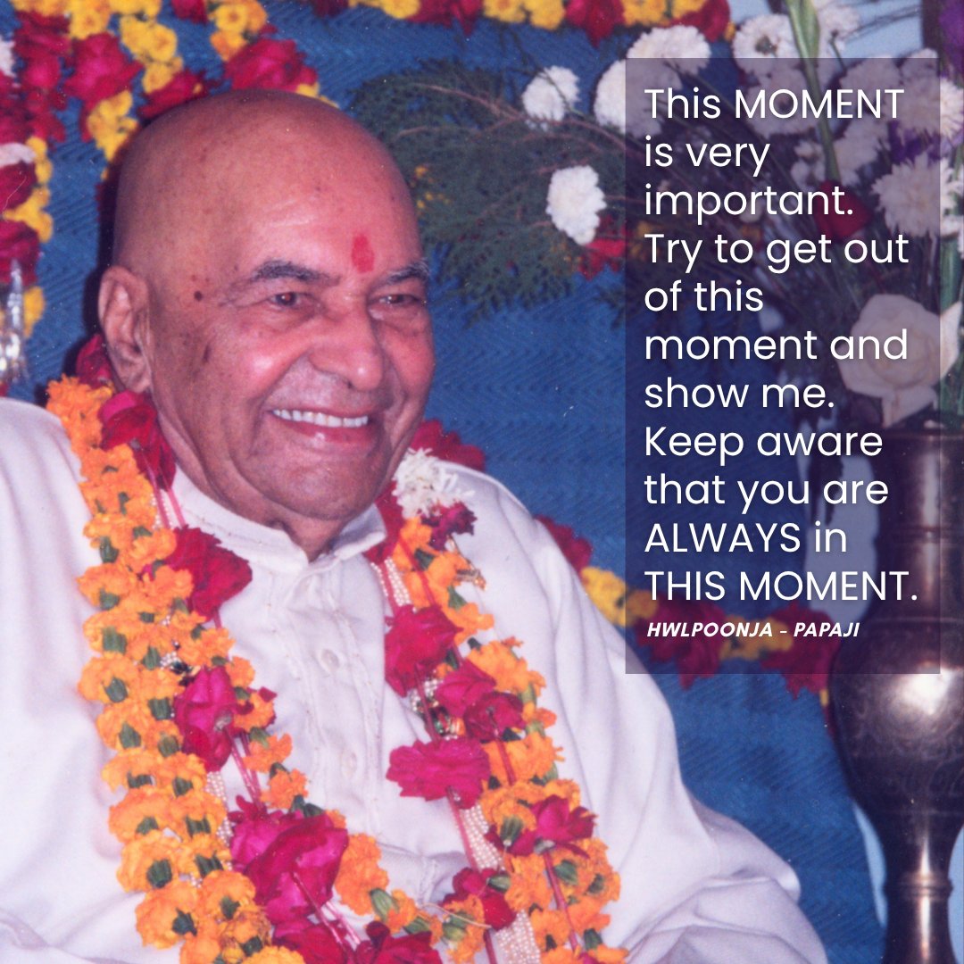 HWL Poonja - Papaji tweet media
