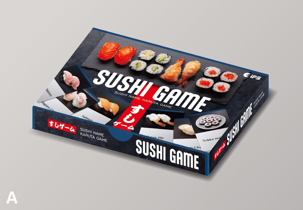 ips_y2's tweet photo. omiyage_labo
@ips_y2

🍣Bring Japanese sushi memories home🍣

We are launching SUSHI GAME, a premium card game for travelers to relive their dining experiences🧳

Which design is worth 3,500 JPY (23 USD)?  

Which design do you prefer? Let us know in the replies! 👇
(Desigin A of 4)