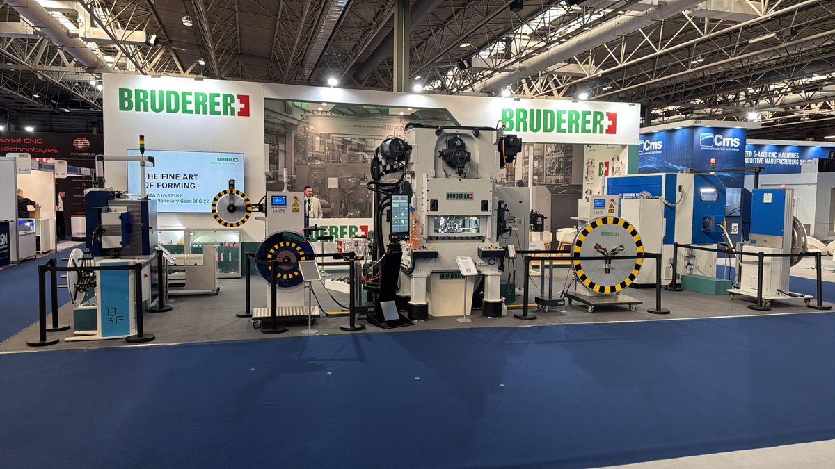 BrudererUK's tweet image. DAY 1 is here!
MACH 2026 and the Bruderer UK stand is set and ready for visitors
The Team look forward to welcoming you to our stand 6-479
For your free tickets use the following link zurl.co/WwRMW
#mach2026 #ukmfg #bruderer #engineeringexcellence