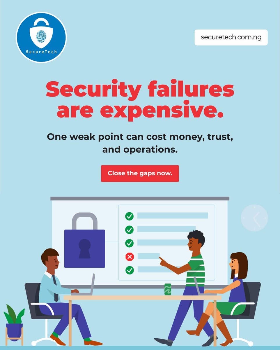 Most businesses don’t think about security until something goes wrong.

But by then:
• The damage is done
• The cost is real
• The trust is affected

Smart businesses don’t wait.

They secure early.