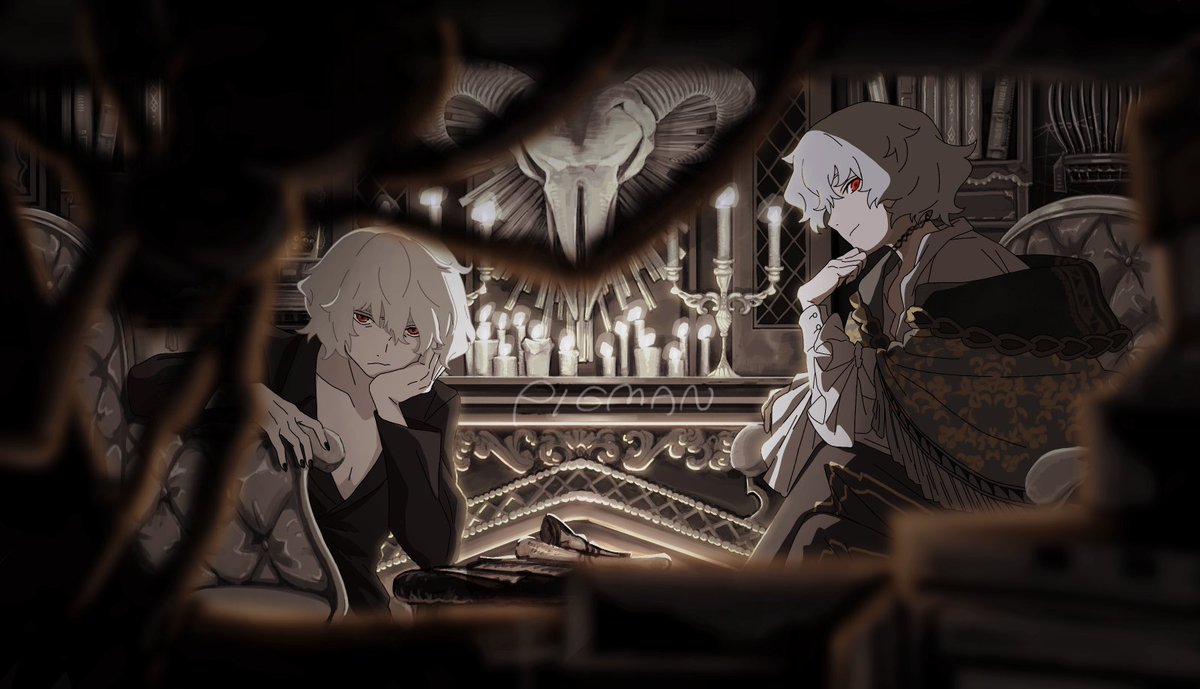 依頼で描かせていただいたイラスト
（キャラクターは依頼主様デザインのものです）