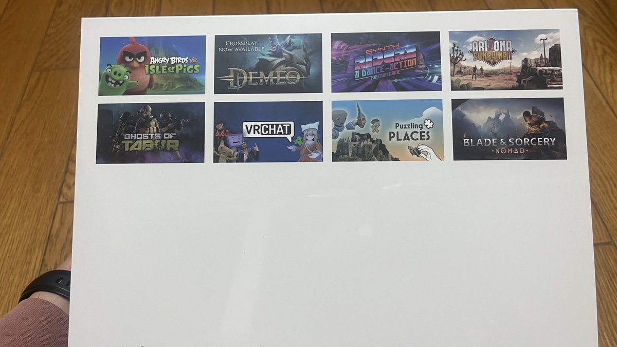 YoppiyopyUber's tweet image. #PICO4Ultra
届きました。
Meta Quest3含め、4/20より大幅値上がりということなので滑り込みで購入。

この手のは初めてなので、Meta Quest 3Sにしようかと思ったけど、PICO4Ultraにしました。
Meta Quest 3は現行価格では既に買えない上に、入荷未定でした。

ゲーム好きなので楽しみ😆
FANZAも当然😍