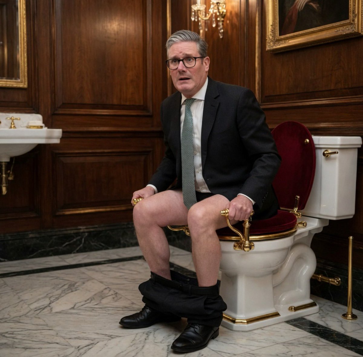 Keir Starmer clears is mind before facing parliament 😉