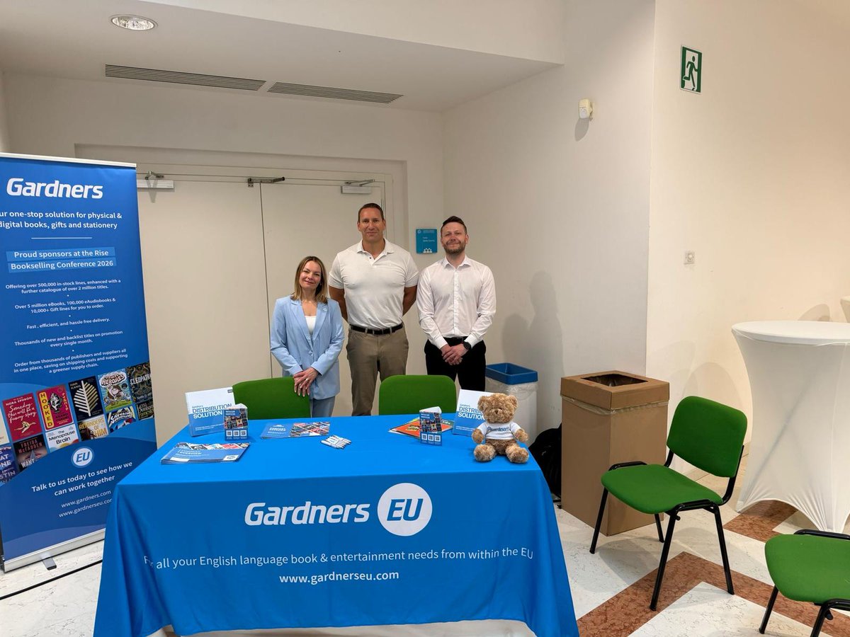 Gardners's tweet photo. We’re here in Verona at the Rise Bookselling Conference and excited for the opportunity to connect with everyone attending - come say hello!

#RiseConference #RiseBookselling https://t.co/ye628rYXVd