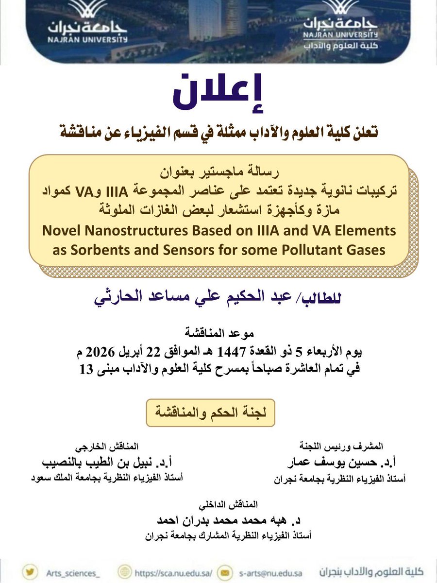 كلية العلوم والآداب tweet media