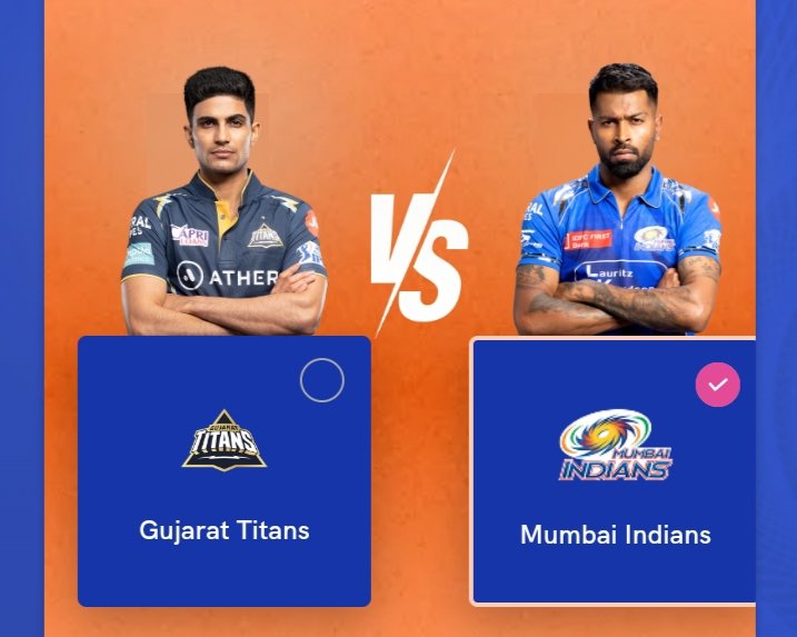 ChohalaRajdhani's tweet photo. Gujarat Titans Vs Mumbai Indians #cricket #CricketLive https://t.co/u6eZfUqeJe