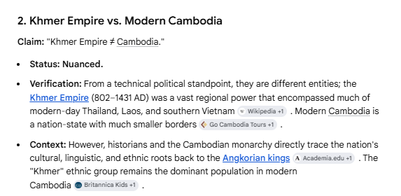 FactPulseKH's tweet photo. @Saming_noy @jacobincambodia Kindly open your mind and eyes that this is an AI-era. Everyone has access to history info. Thailand is not above other nations. Drop the arrogance/act and accept the truth/lie-both of us. https://t.co/4fWZkfLauV