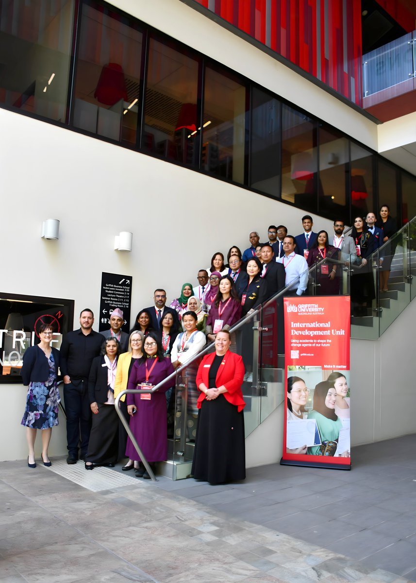 GriffithIDU's tweet photo. @Griffith_Uni welcomes participants of the @AustraliaAwards Regional Short Course on Transforming TVET Policy for Inclusive and Future-Ready Skills Systems for industry leaders from South Asia and Mongolia to Australia.
@aushcsrilanka https://t.co/PUTpqkap2A