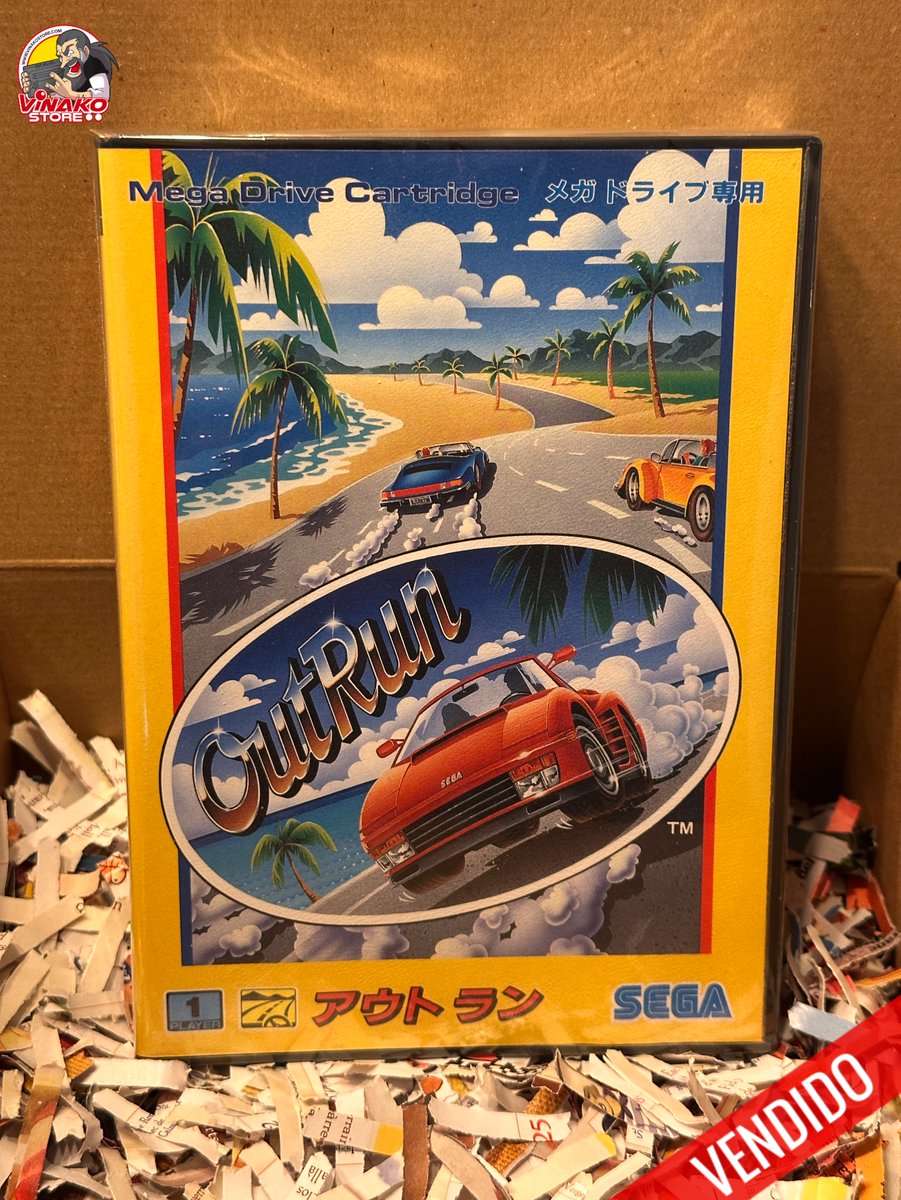 VinakoStore's tweet image. OutRun, maravilloso juego de conducción programado por el legendario Yu Suzuki, que salió al mercado para #MegaDrive como una fiel adaptación de la recreativa. Un clásico de Sega inolvidable que, sin duda, ha dejado una huella imborrable en el tiempo.
¡Feliz día!