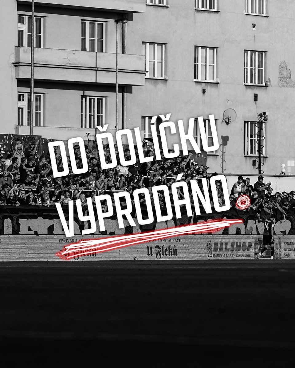 𝑩𝑶𝑯𝑬𝑴𝑰𝑨𝑵𝑺 𝑺𝑶𝑳𝑫𝑶𝑼𝑻 | Vzhledem k množícím se zprávám v DMs a v komentářích - do Ďolíčku je již vyprodáno. Sektor byl bez volné vstupenky po začátku volného prodeje během několika minut.
Díky za takovou podporu a zájem, sparťani!