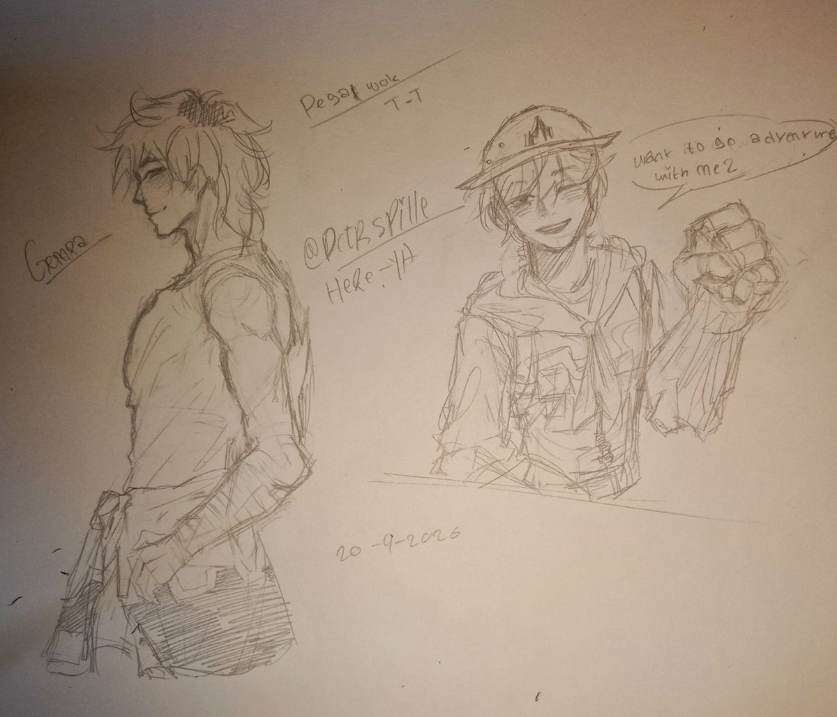 aw aw aw...🫶🏻 
pinggang ku encok—
#BoboiboyGempa #fanartㅤㅤㅤㅤ