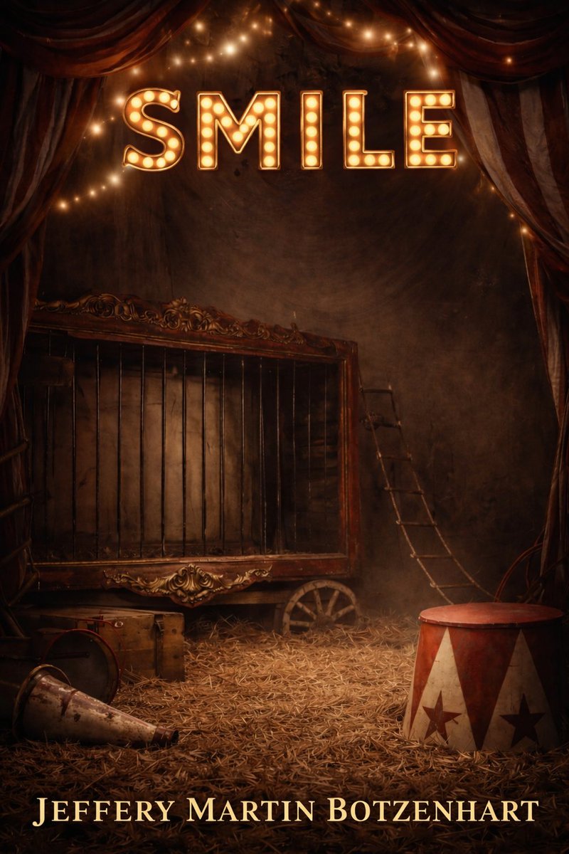 JBotzenhart's tweet image. Coming in 2026 
Smile from Author Jeffery Martin Botzenhart 
Send in the clowns!
#romance #novella #circus #1920s