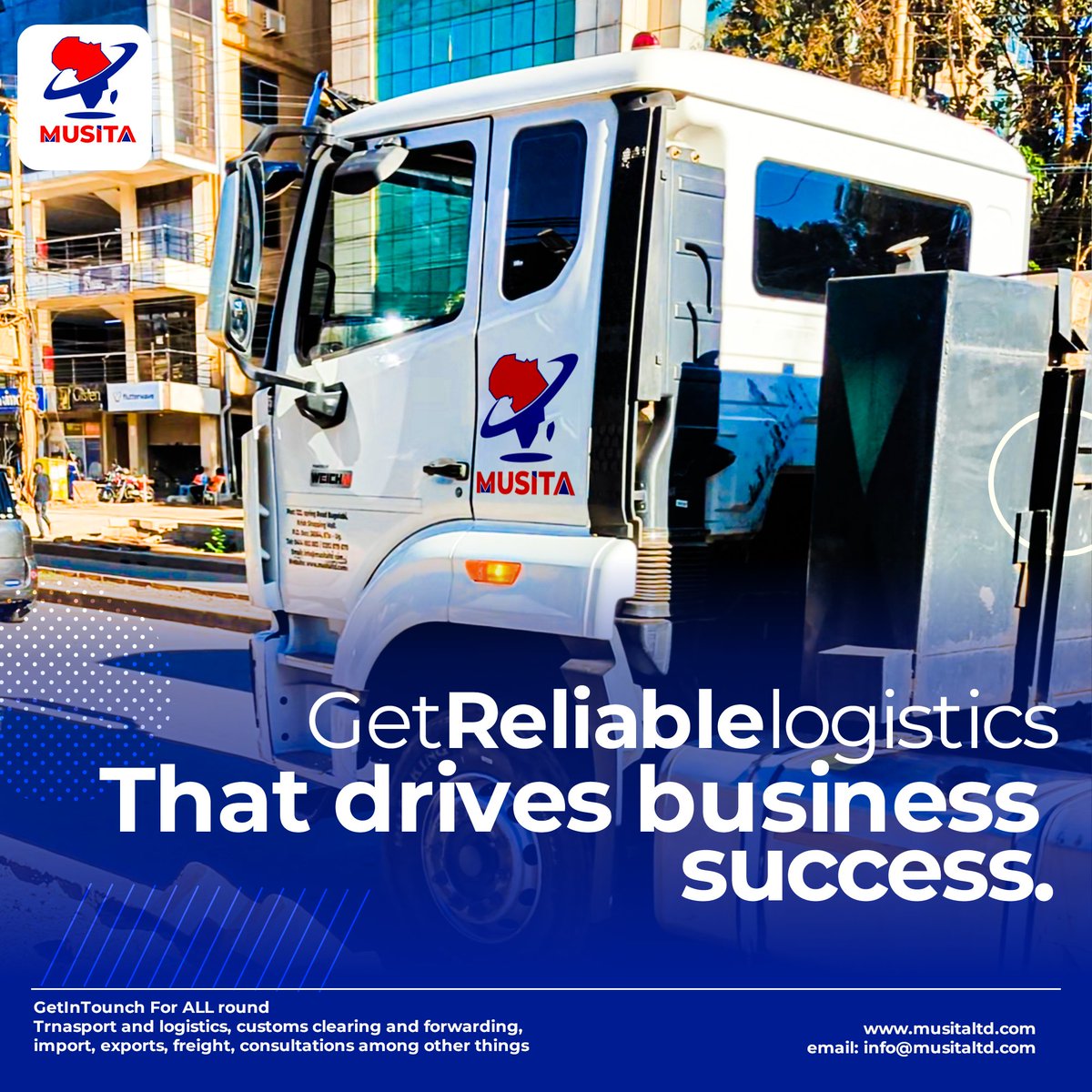 musita_info's tweet image. providing dependable clearing and forwarding, efficient transport logistics, and expert import and export consultation to support businesses involved in global trade, is our commitment,
🌍 Visit us: musitaltd.com
#MusitaLtd #LogisticsSolutions #FreightForwarding