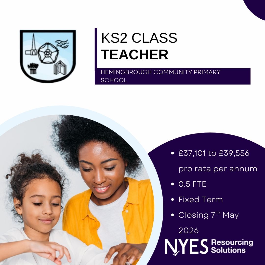 NYESResourcing's tweet image. 🍎Teach where community, care and curiosity come first.

Apply now! shorturl.at/8BIbK

#EYFSTeacher #ReceptionTeacher #PrimaryTeaching #SelbyJobs #NorthYorkshireJobs #EarlyYears #TeachingCareers