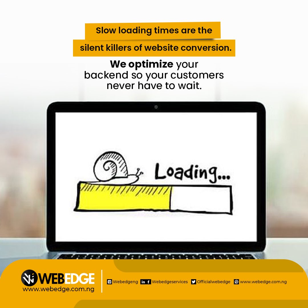 OfficialWebedge's tweet photo. If your website is slow, your customers won’t wait.
We optimize your backend for speed, performance, and results, so your users can enjoy a seamless experience.
Send us a DM today to get started!
#WebEdge #WebsiteOptimization #WebsiteDevelopmentAgency
Happy New Week Arsenal https://t.co/t6uSI3besv