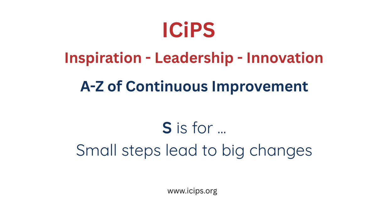 icips's tweet photo. #ContinuousImprovement
S is for ... https://t.co/oGwXC1foyx