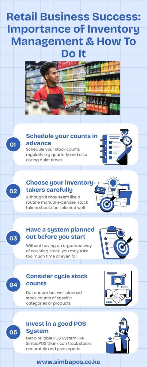 SimbaPOS's tweet photo. Importance of Stock Management &amp; How To Do It.

Stock management is one of the most critical things in a Retail business. If not done well, it's just a matter of time before your business fails.

Link: https://t.co/CbI7f8WFRD

#stock #SimbaPOS #RetailTips https://t.co/Sj6twjFQz4