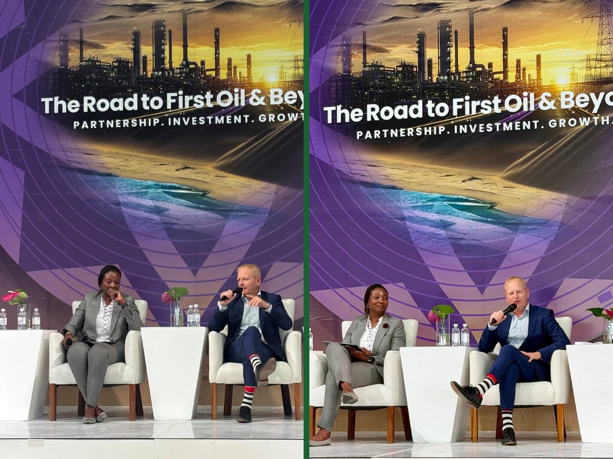 EcoAtlantic_OG's tweet image. #ECO was proud to participate in this year’s @NIEConference 2026, engaging with industry leaders, government stakeholders, and partners shaping the future of Namibia’s energy sector.

During the event, President &amp;amp; CEO Gil Holzman joined a panel on energy investment, sharing