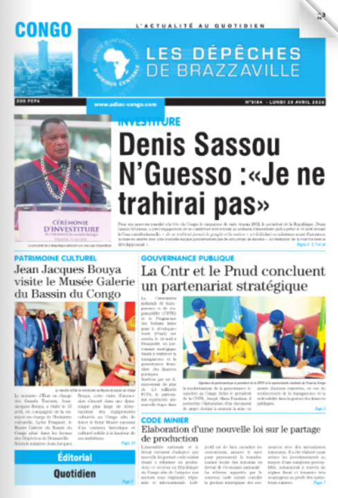 AdiacCongo's tweet photo. Votre édition du lundi 20 avril est en ligne
https://t.co/lnxLCCvFVu https://t.co/AUheTCDZhJ