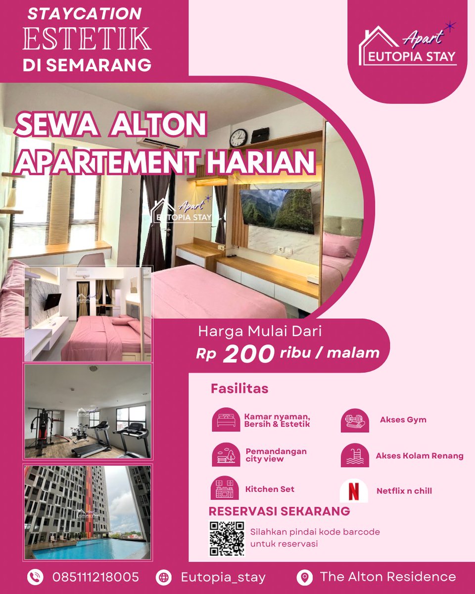 SEWA ALTON APARTEMEN HARIAN tweet media