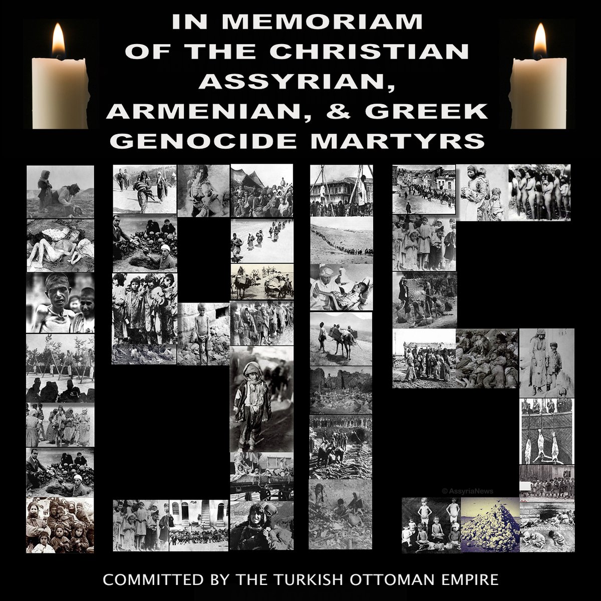 🌹 IN MEMORIAM OF THE OVER 3.5 MILLION CHRISTIAN ASSYRIAN, ARMENIAN &amp; GREEK GENOCIDE MARTYRS 🌹

1914–1923 • 111 years of remembrance
Peak year: 1915

This was not random violence.
This was a deliberate and systematic destruction of Christian peoples. 💔

Armenians, Assyrians,