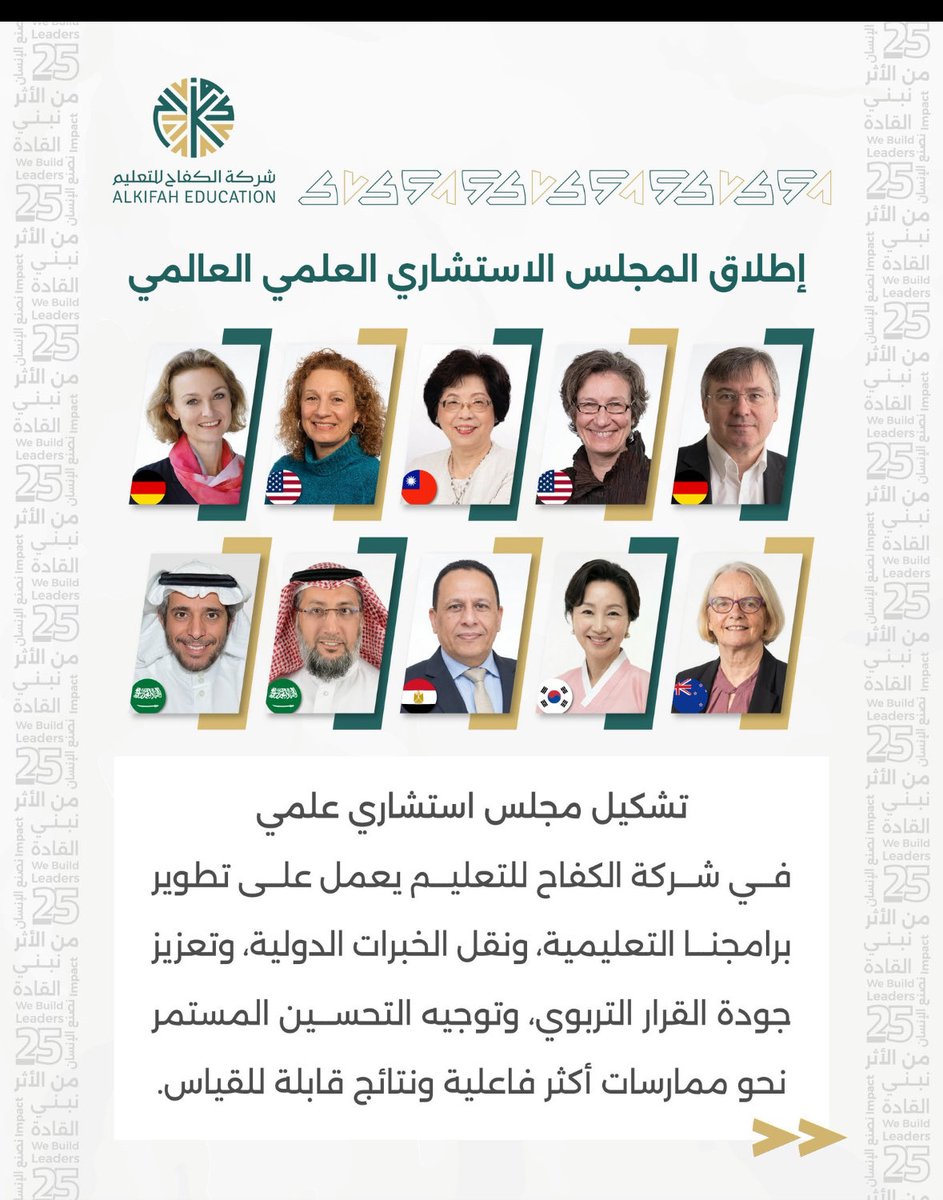 سعيد بانضمامي إلى المجلس العلمي لأكاديمية الكفاح بفروعها في الرياض والخبر والأحساء،
حيث سيعمل المجلس على تطوير البرامج التعليمية، وتعزيز جودة التعليم، والإسهام في الارتقاء بمخرجات الأكاديمية

<a href="/KifahAcademy/">أكاديمية الكفاح Kifah Academy</a> <a href="/kifahacademyht/">مدارس أكاديمية الكفاح العالمية</a>