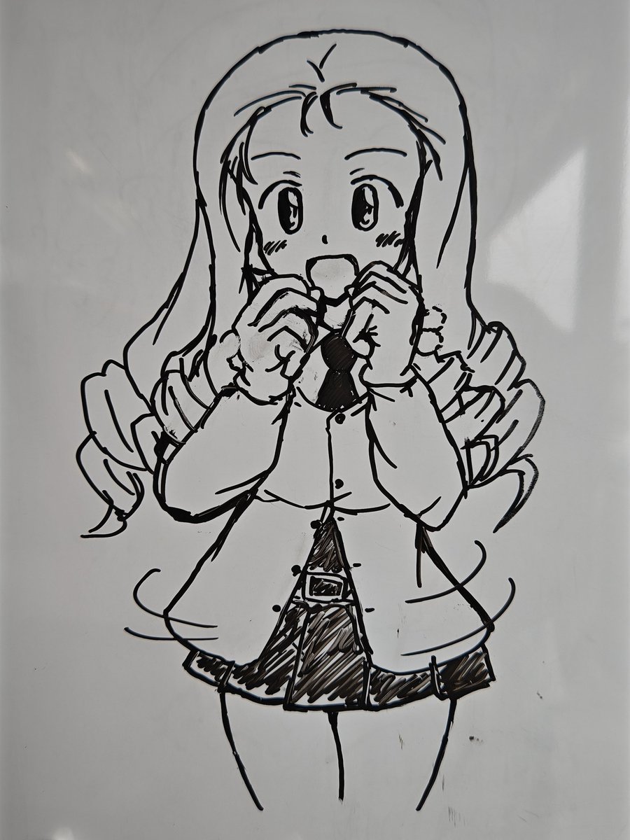 マリー誕なので、今までに浜勘さんのホワイトボードに描いたマリー様の絵を…… 