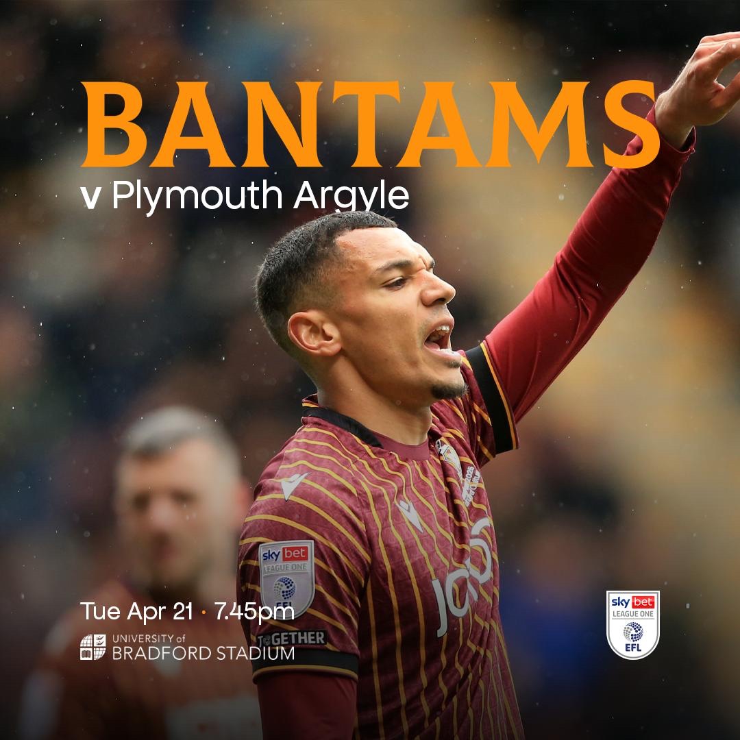 officialbantams's tweet photo. We need you again tomorrow. Secure your seat and be a part of another brilliant atmosphere at our house. 👊

#BCAFC
