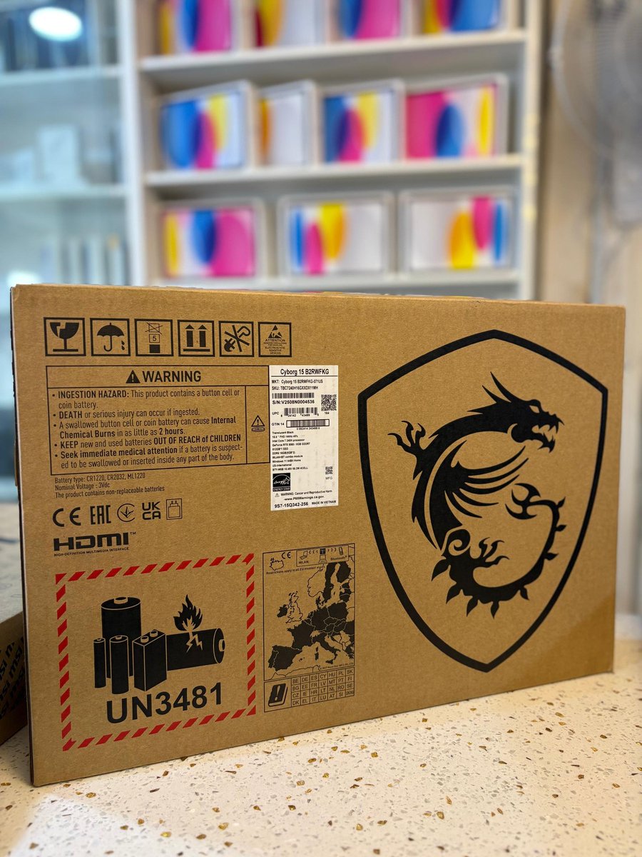 Option 1
MSI CYBORG 15 | SERIES 1 ULTRA
CORE i5 240H | 16GB RAM \/ 512GB SSD
NVIDIA GeForce RTX 4060 - 1,300,000

Option 2
MSI CYBORG 15 | SERIES 1 ULTRA
CORE i7 240H |16GB RAM /\ 512GB SSD
NVIDIA GeForce RTX 5060 - N1,880,000

📍TekCity Emab Plaza Abuja
08133194919
Gaming Laptop