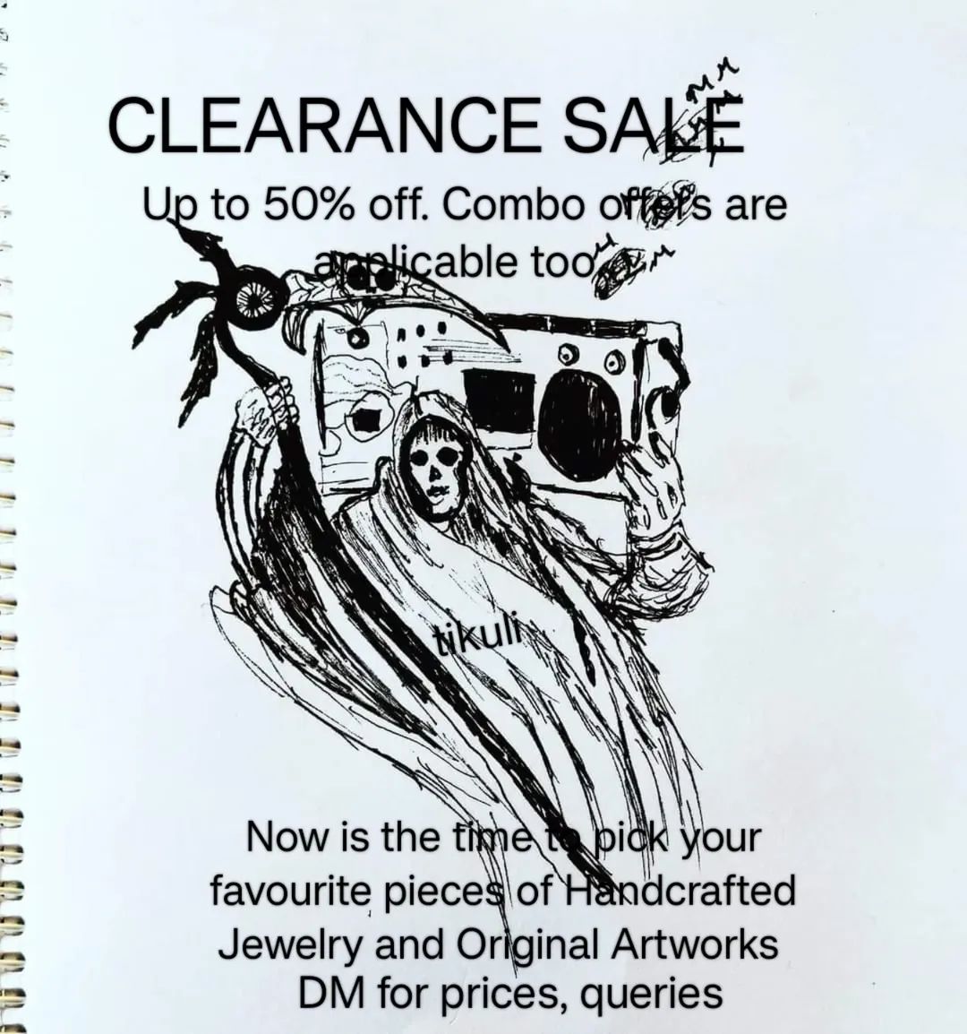 tikulli's tweet image. ✨Big Clearance Sale✨
Updated Pinned Thread with most of the available jewellery &amp;amp; art that are available at discounted prices. Contact me for more details. All the original paintings &amp;amp; handcrafted jewelry can be viewed on IG. Link in bio. I can share in DMs too. Please Amplify.
