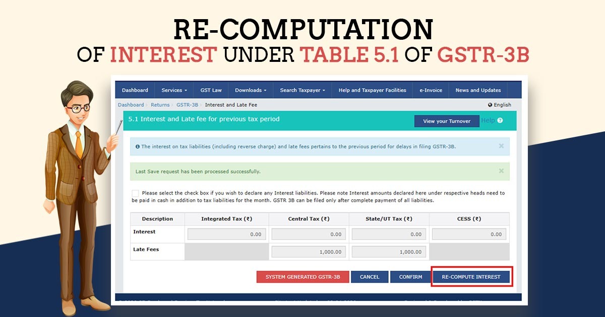 gsthelpline's tweet photo. GST Advisory 657: #GSTN Alerts Taxpayers to Recompute Interest in #GSTR3B Table 5.1
Get more:  https://t.co/rEB4W81MOY https://t.co/5hWaK5yCF1