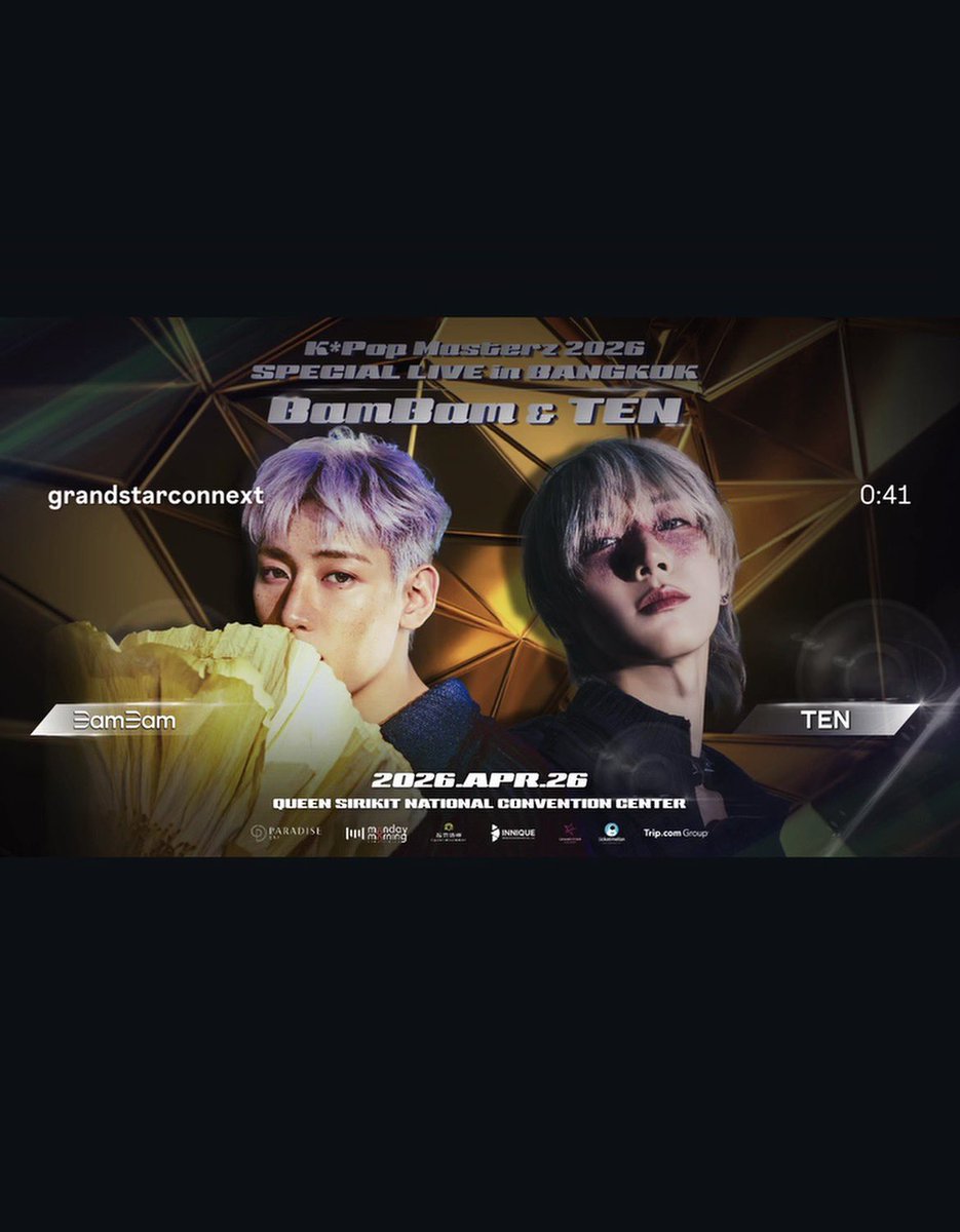 260420 | <a href="/BAMBAMxBAMMIE/">뱀뱀 BamBam</a>’s IG STORY

BamBam Official แชร์โพสต์ของ BamBam จาก Grand Star Connext ลง IG STORY ด้วยนะคะ สามารถดูรายละเอียดเพิ่มเติมและเพิ่มเอ็นเกจเมนต์ตามพิกัด Official ได้เลยค่ะ 
🔗 instagram.com/stories/bambam… 

#KPOPMasterzinBKK2026
#KPOPMasterzinBKK2026xBamBam