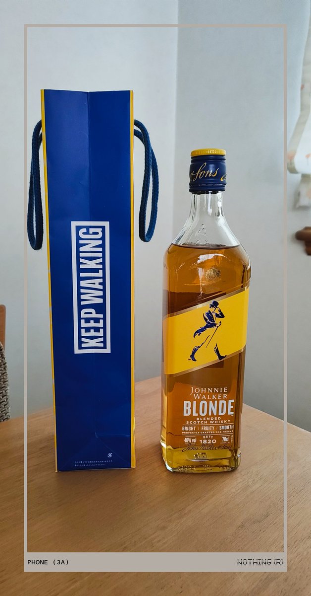 seitaku's tweet image. ジョニーウォーカーの新作買ってみた
#ジョニーウォーカー
#johnniewalker 
#johnniewalkerblonde
