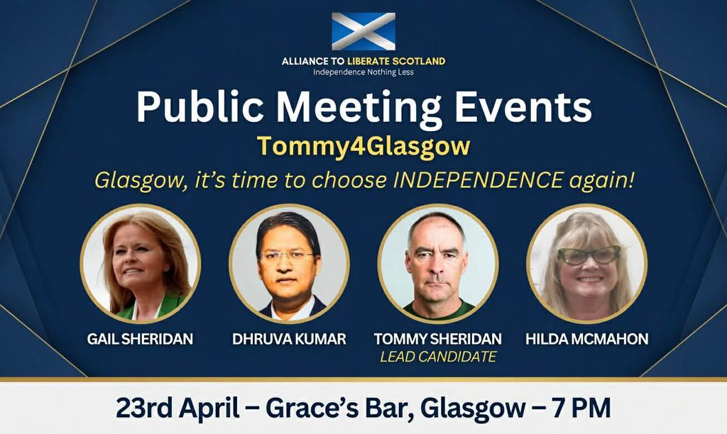 citizentommy's tweet image. Thursday night in Grace's bar Glasgow city centre from 7pm.
#AllianceToLiberateScotland
#IndependenceNothingLess